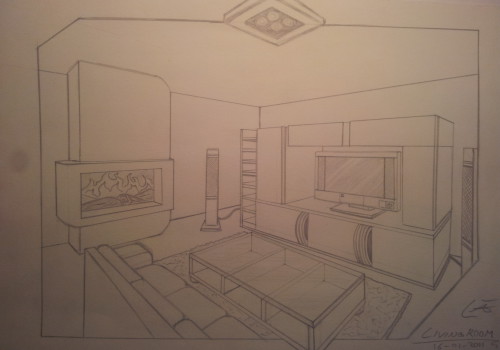 Egla interieur tekening ontwerp